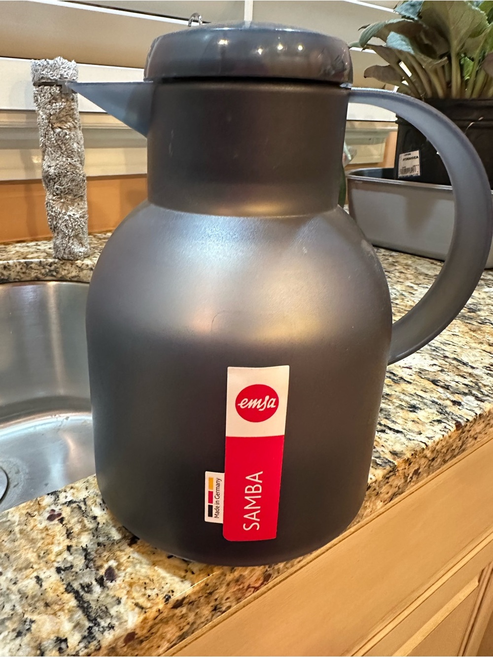 Samba Matte Gray Thermal Carafe - Dark Gray